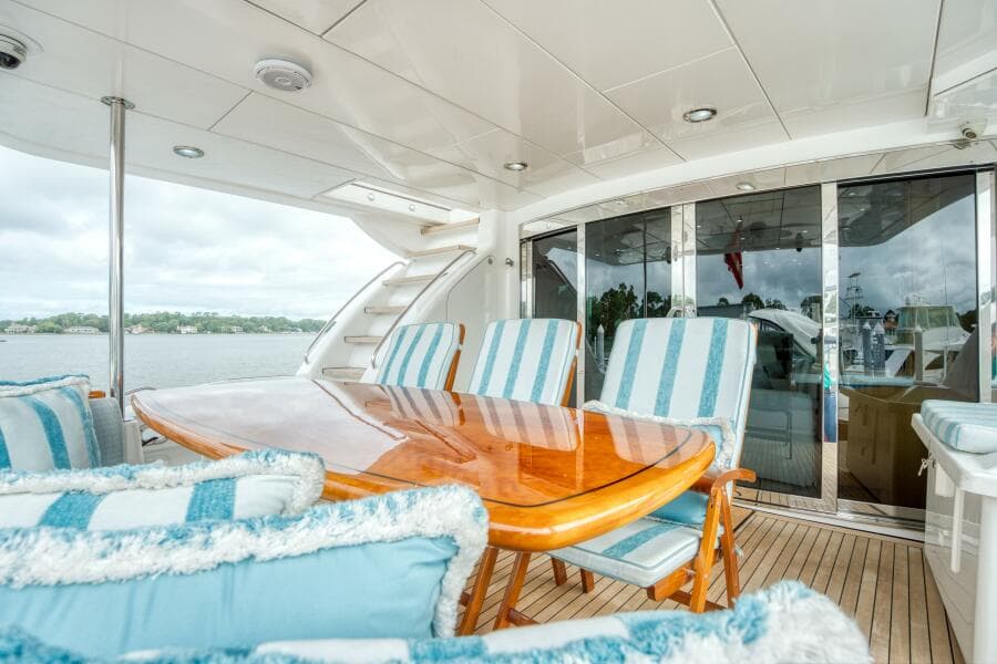 2007 Hatteras 80 Enclosed Bridge