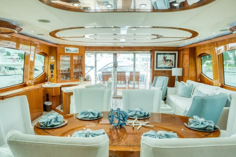 2007 Hatteras 80 Enclosed Bridge