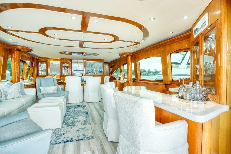2007 Hatteras 80 Enclosed Bridge