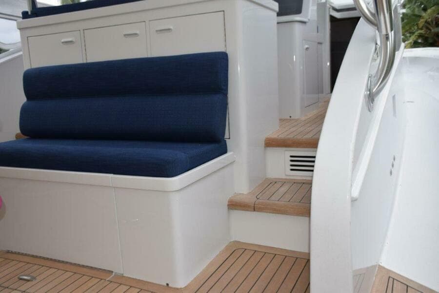 Steps To Bridge Deck And Walk Around Side Deck