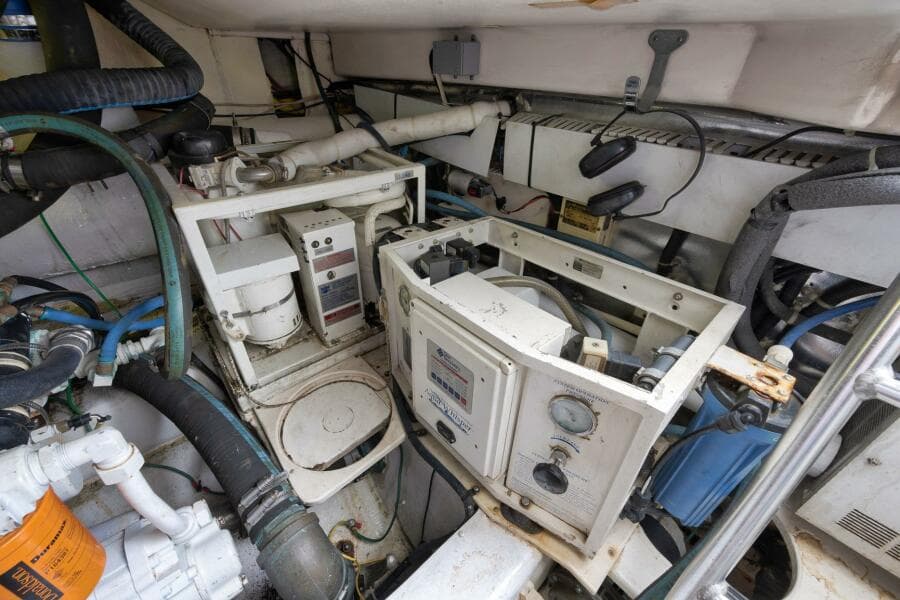 Ocean 57 Positive Attitude - Engine Room