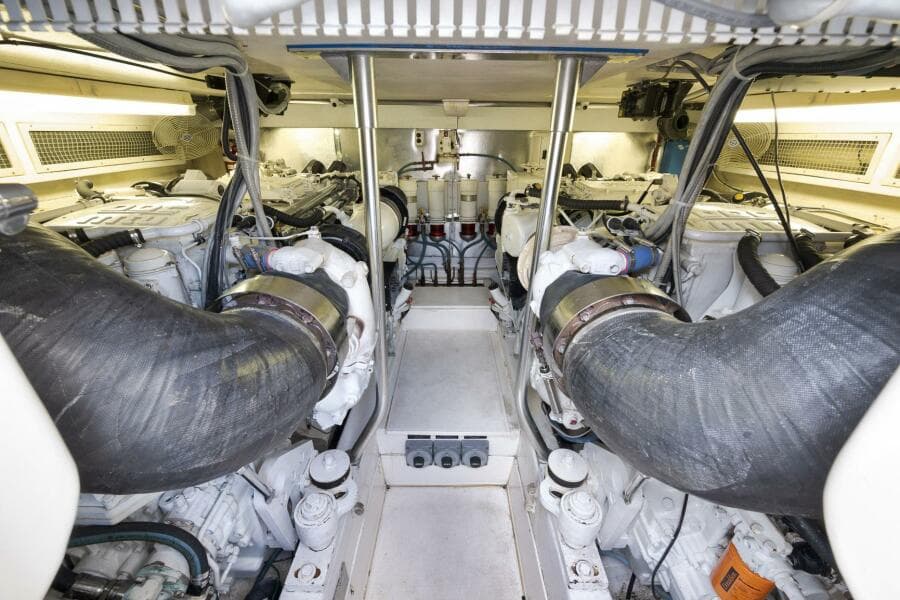 Ocean 57 Positive Attitude - Engine Room