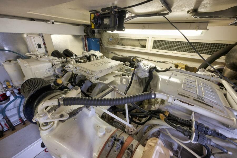 Ocean 57 Positive Attitude - Engine Room