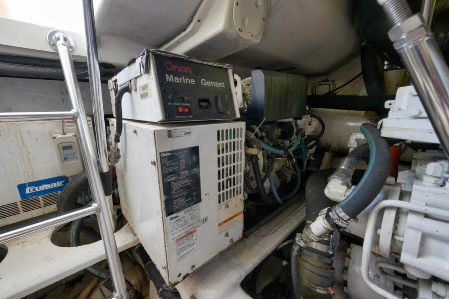 Ocean 57 Positive Attitude - Engine Room