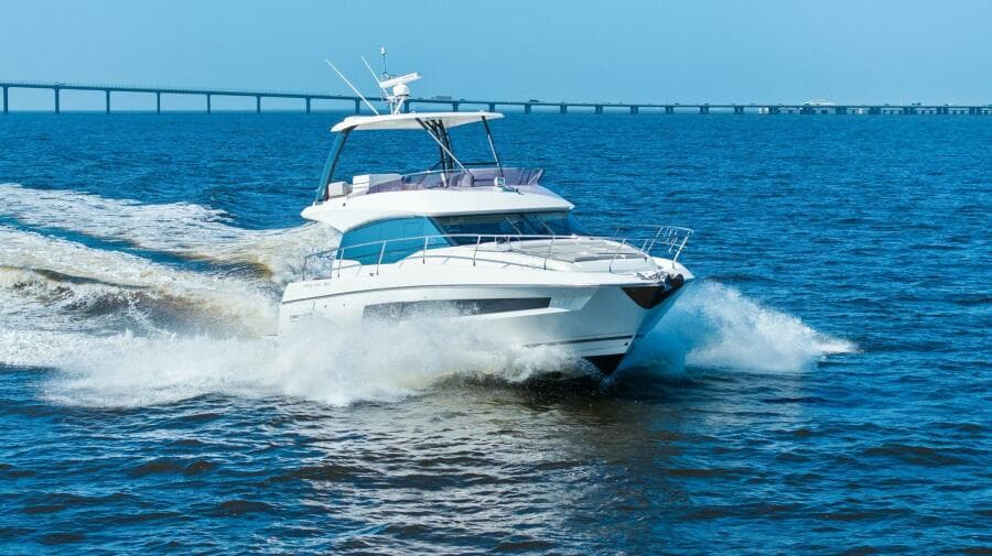 2022 Prestige 460 Flybridge - Brace Yourself Too -Profile