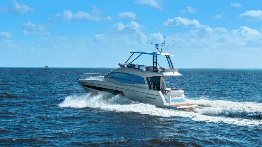 2022 Prestige 460 Flybridge - Brace Yourself Too -Profile