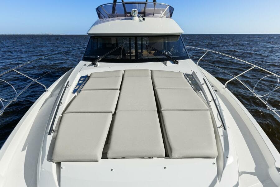 2022 Prestige 460 Flybridge - Brace Yourself Too -Bow