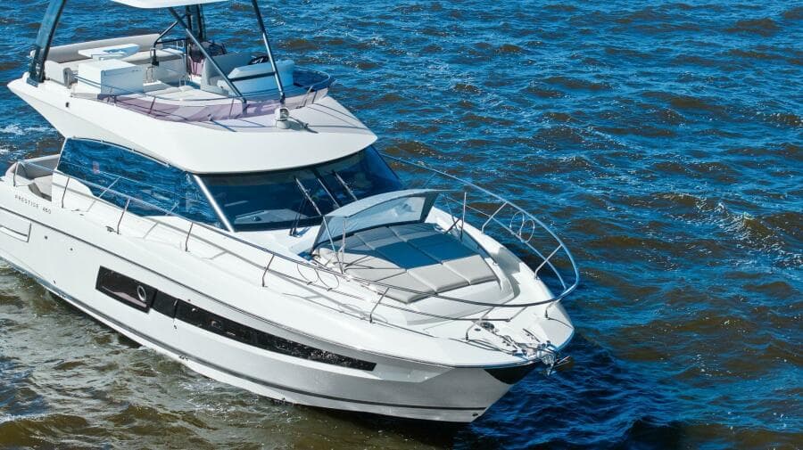 2022 Prestige 460 Flybridge - Brace Yourself Too -Profile
