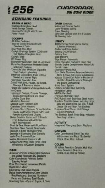 2006 Chaparral 256 SSi