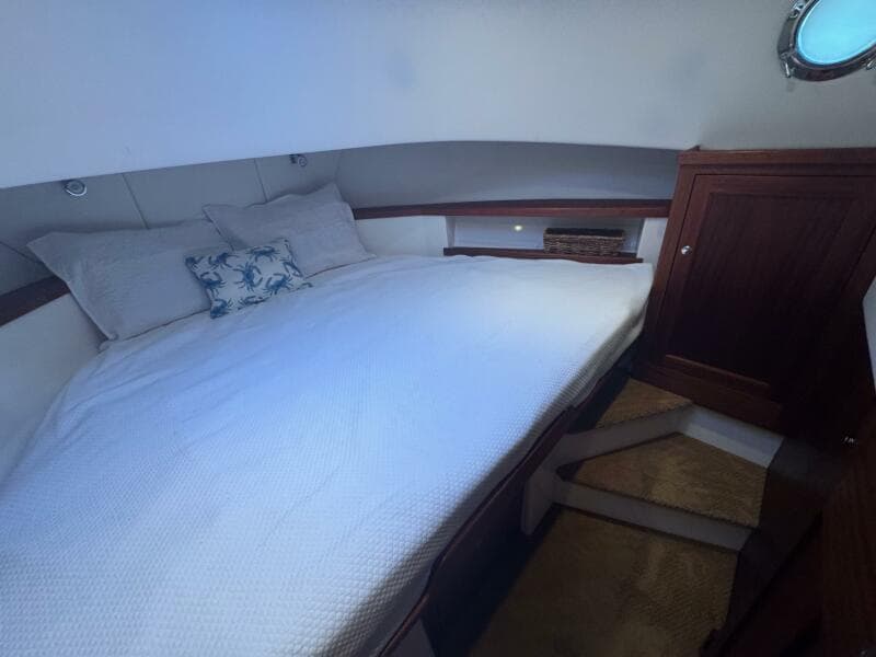 43 Nordic Tug 34 Forward Stateroom Facing Starboard