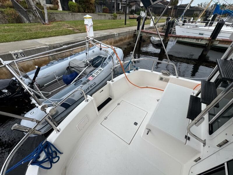 11 Nordic Tug 34 Cockpit Facing Port