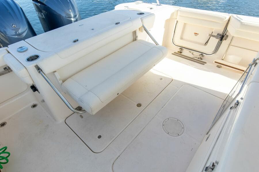 2022 32 Grady White Canyon 326 Cockpit Folddown Seat