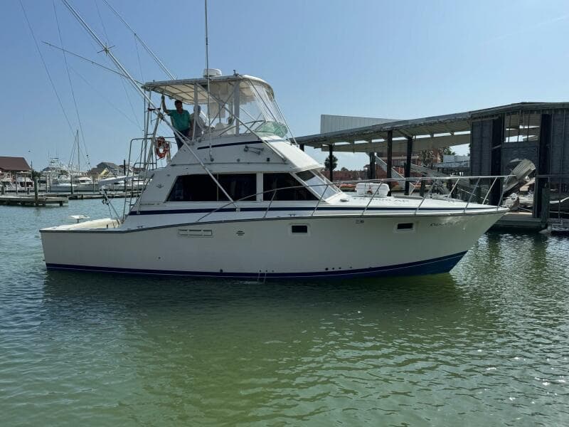 1983 Bertram 385 Convertible- Cast Off II-STBD 2