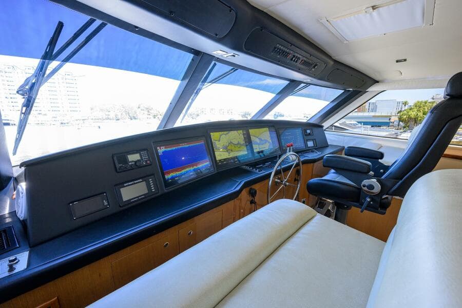 2004 Viking 65 Enclosed Bridge w/Tower