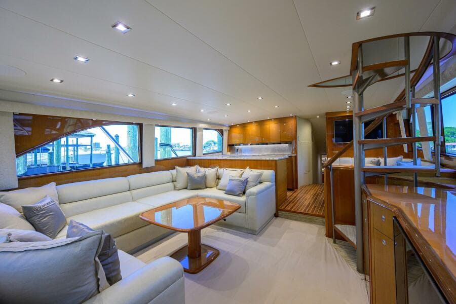 2004 Viking 65 Enclosed Bridge w/Tower