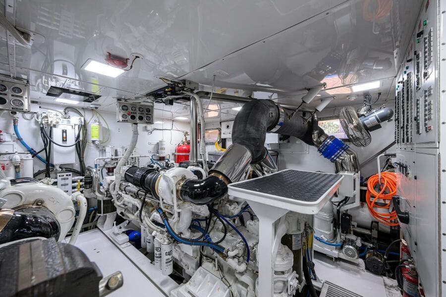 1997 Broward 108 Raised Pilothouse