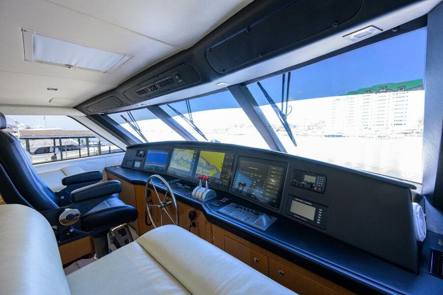 2004 Viking 65 Enclosed Bridge w/Tower