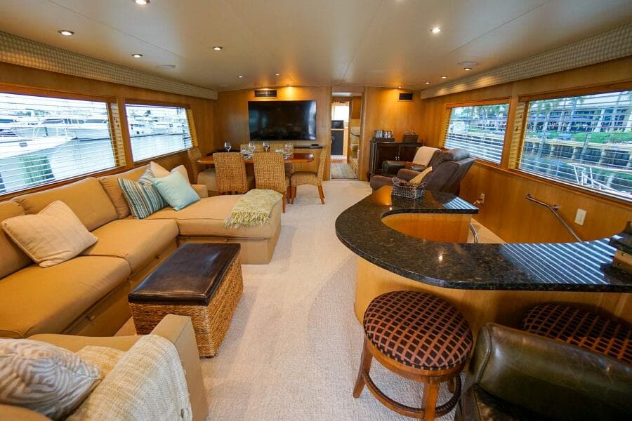 1989 Hatteras 80 Cockpit Motor Yacht