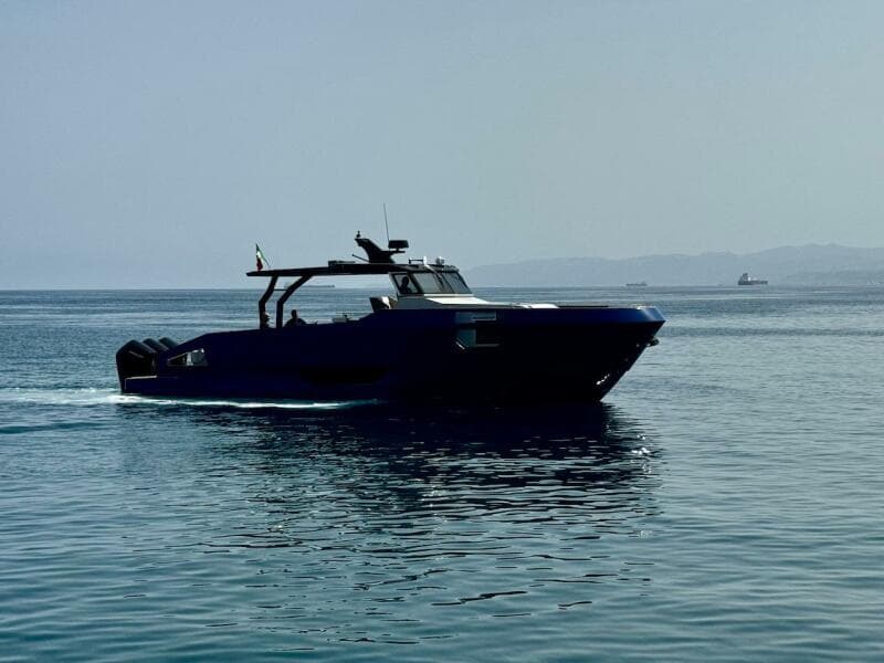 Aicon Audace 50 yacht cruising on calm waters, 2025 model.