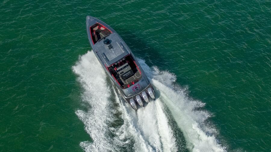 Aerial Overhead Running Wide