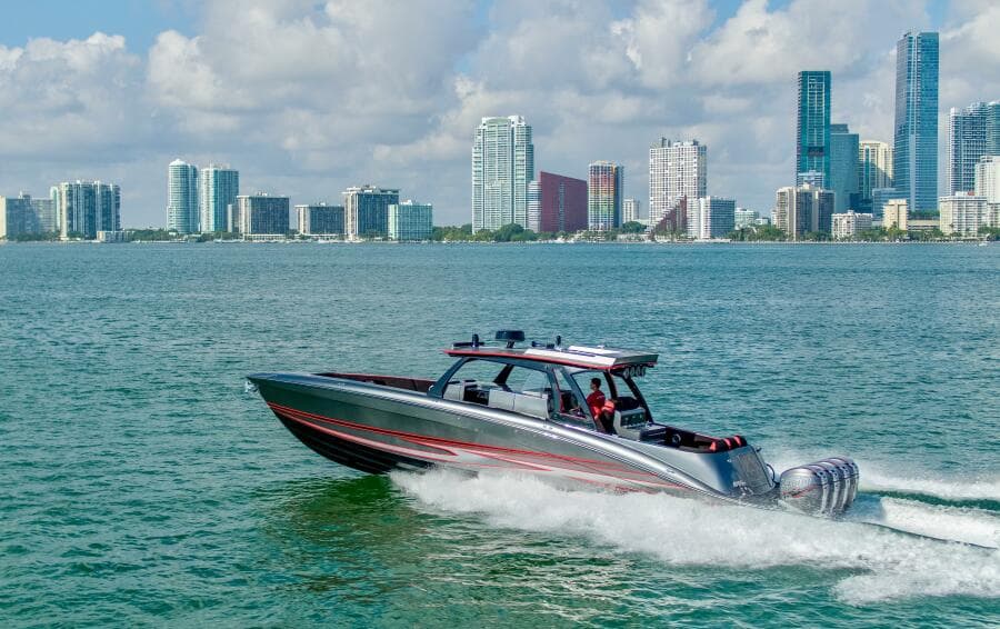 Port Quarter with Miami Skyline