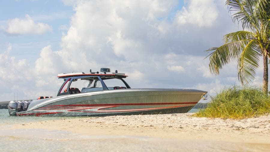 Aerial Port Quarter Running