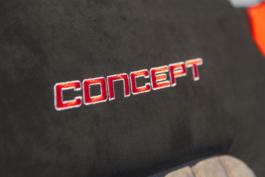 Concept Suede Logo Detail