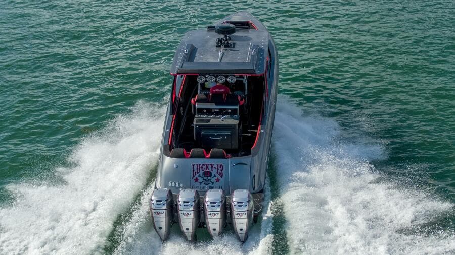 Aerial Port Side Running