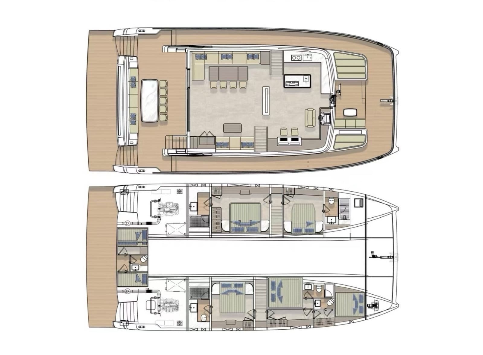 2026 Diamond Yachts EF66 Power Catamaran - Photo 30