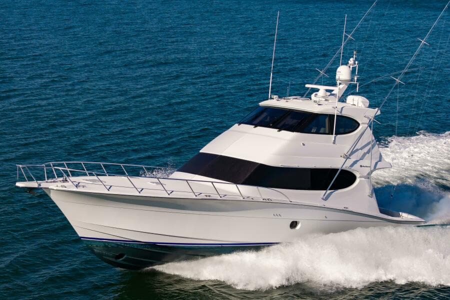 2008 Hatteras 64 Enclosed Bridge