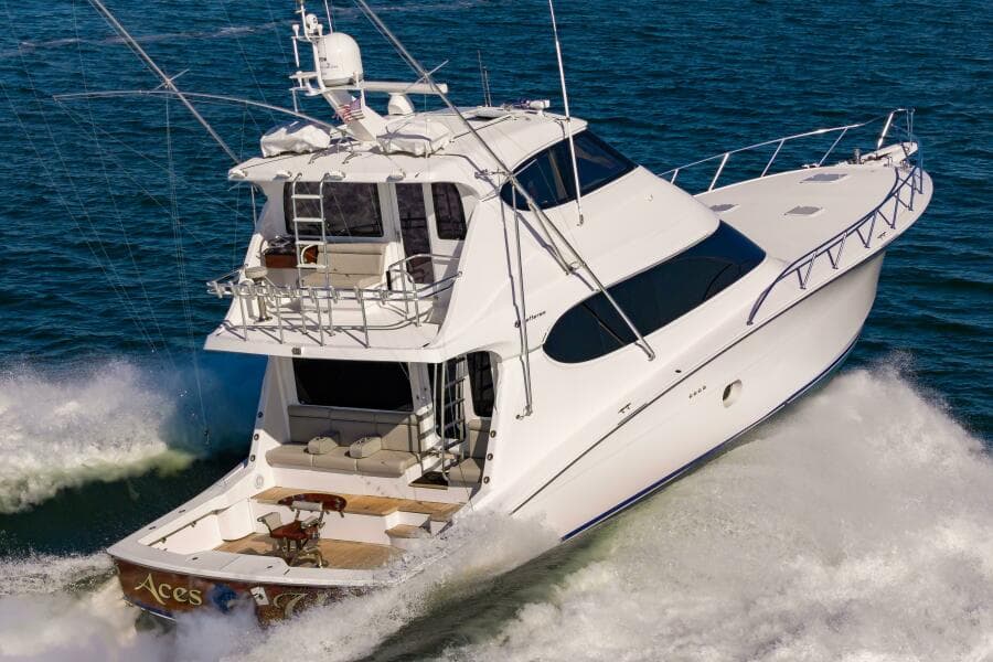 2008 Hatteras 64 Enclosed Bridge
