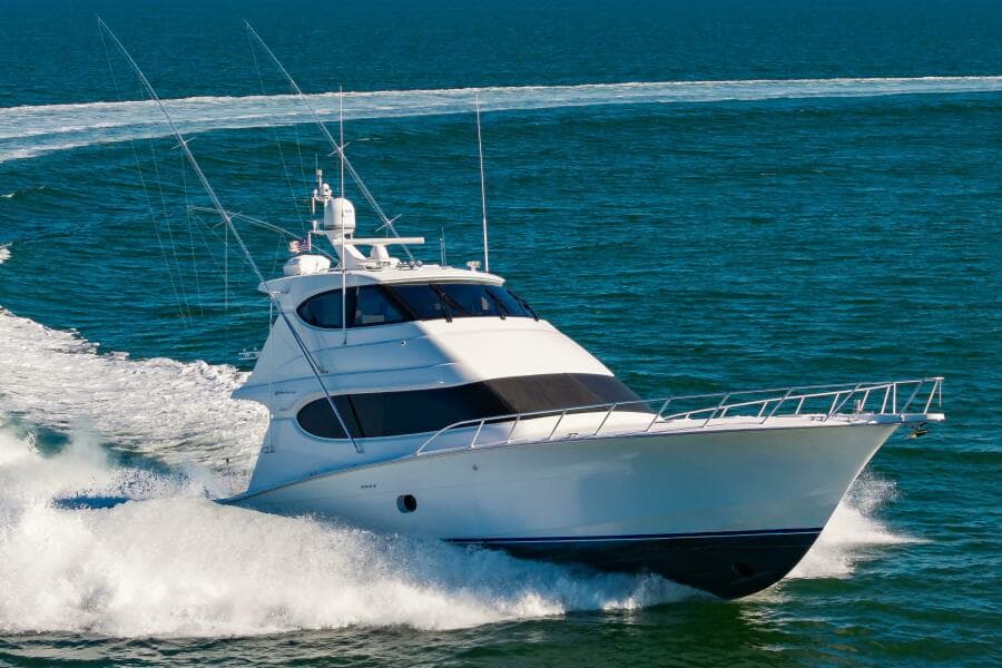 2008 Hatteras 64 Enclosed Bridge