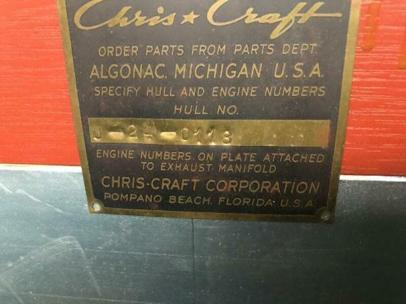 1960 Chris-Craft 24 Sportman