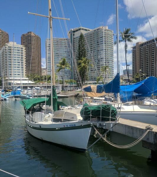 1982 Custom Tahiti Rover Steel Auxiliary Cutter
