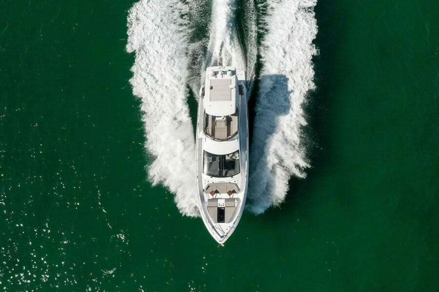 2023 Cruisers Yachts 60 Cantius Fly  Aerial