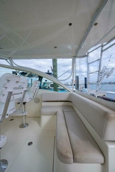 Albemarle 36 Sore Subject Helm Deck Seating