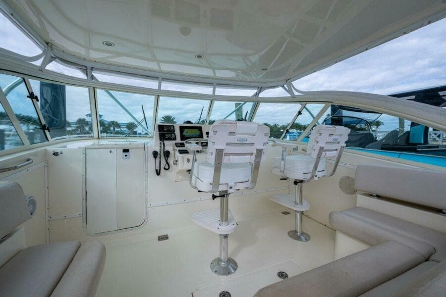 Albemarle 36 Sore Subject Helm Deck Seating