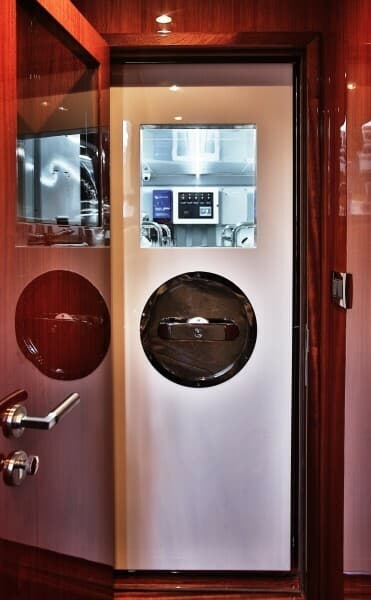 Engine room entrance