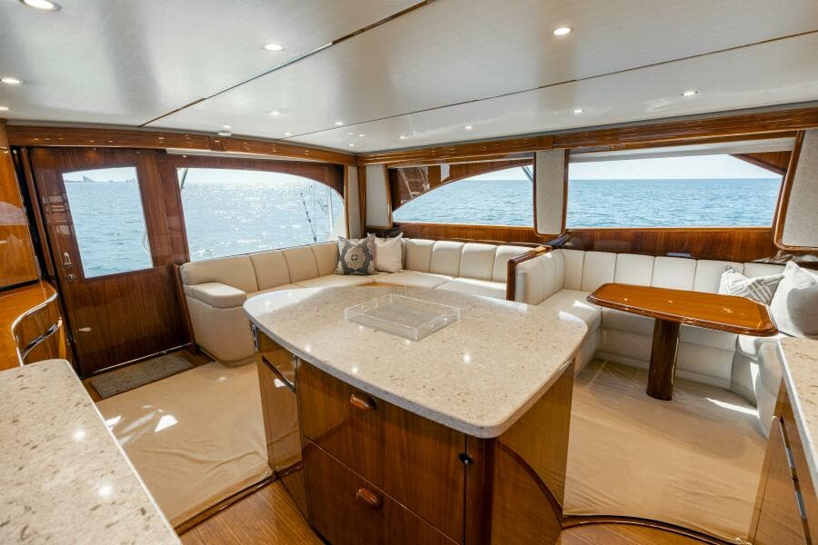 2018 Viking 62 Convertible- Da'Grits- Salon