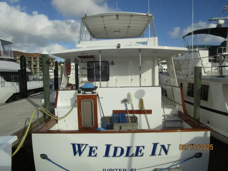 57' DeFever aft profile