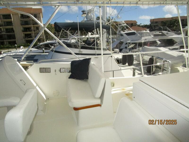 57' DeFever flybridge starboard