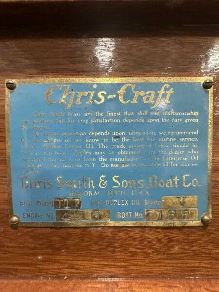 1930 Chris-Craft Custom Runabout