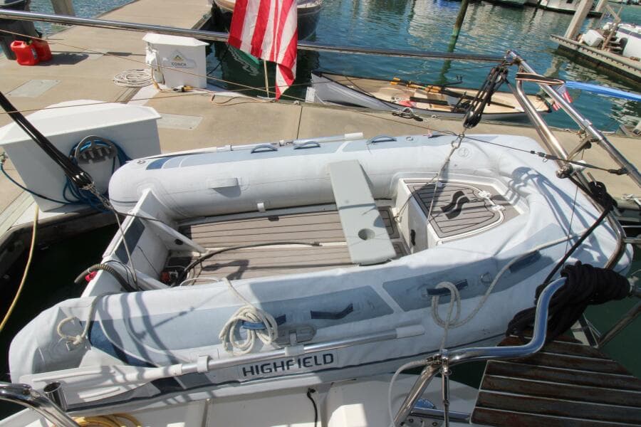Stern Davits and Tender Setup