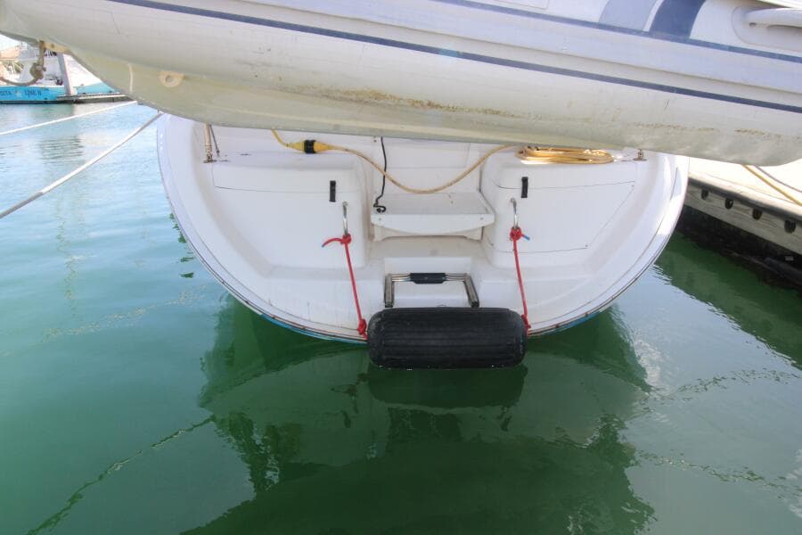 Stern Rudder and Waterline Detail
