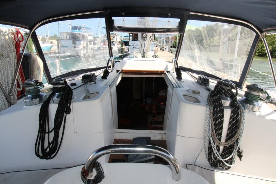 Dodger and Companionway