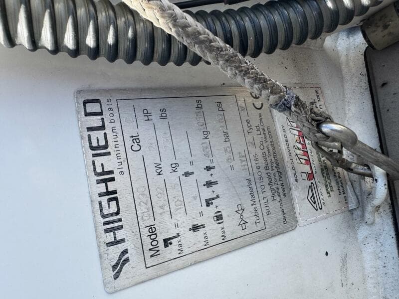 Highfield Dinghy Nameplate