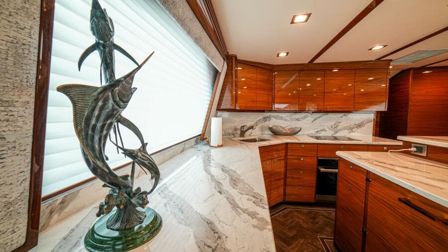 2023 Viking 73 Convertible "Free Spool" - Galley