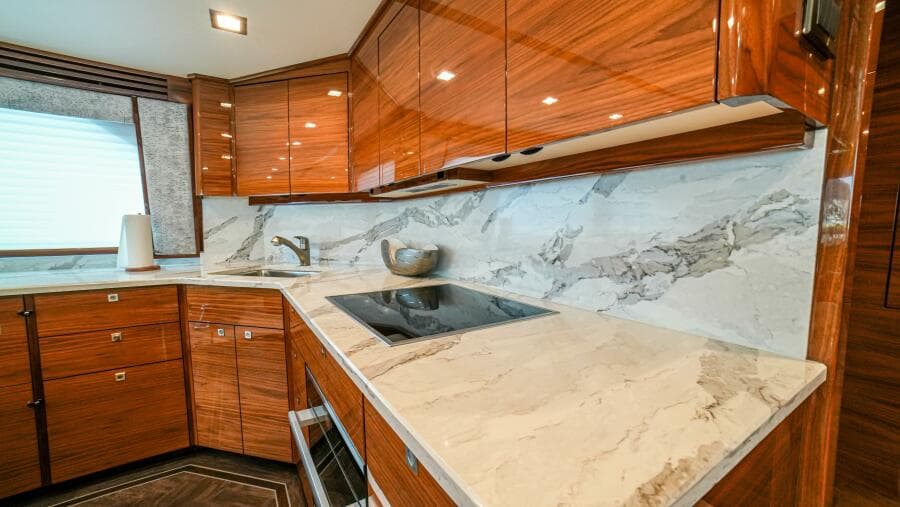 2023 Viking 73 Convertible "Free Spool" - Galley