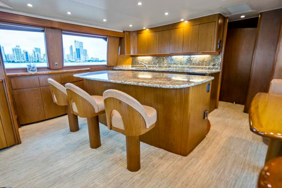 2011 Viking 70 Enclosed Bridge - Last Call - Galley