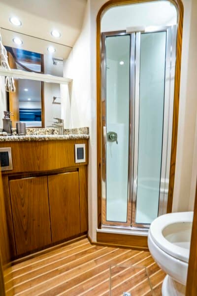 2011 Viking 70 Enclosed Bridge - Last Call - Guest Head